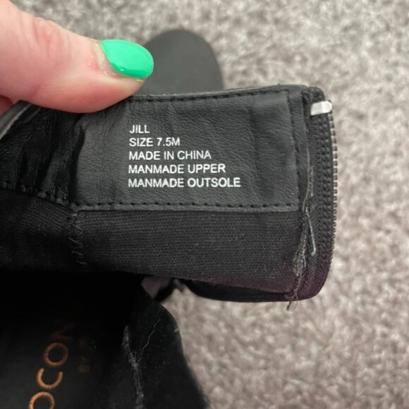 Coconuts by Matisse Vegan Leather Black Bronze Star Jill Boot Women's Size 7.5 - Picture 7 of 7